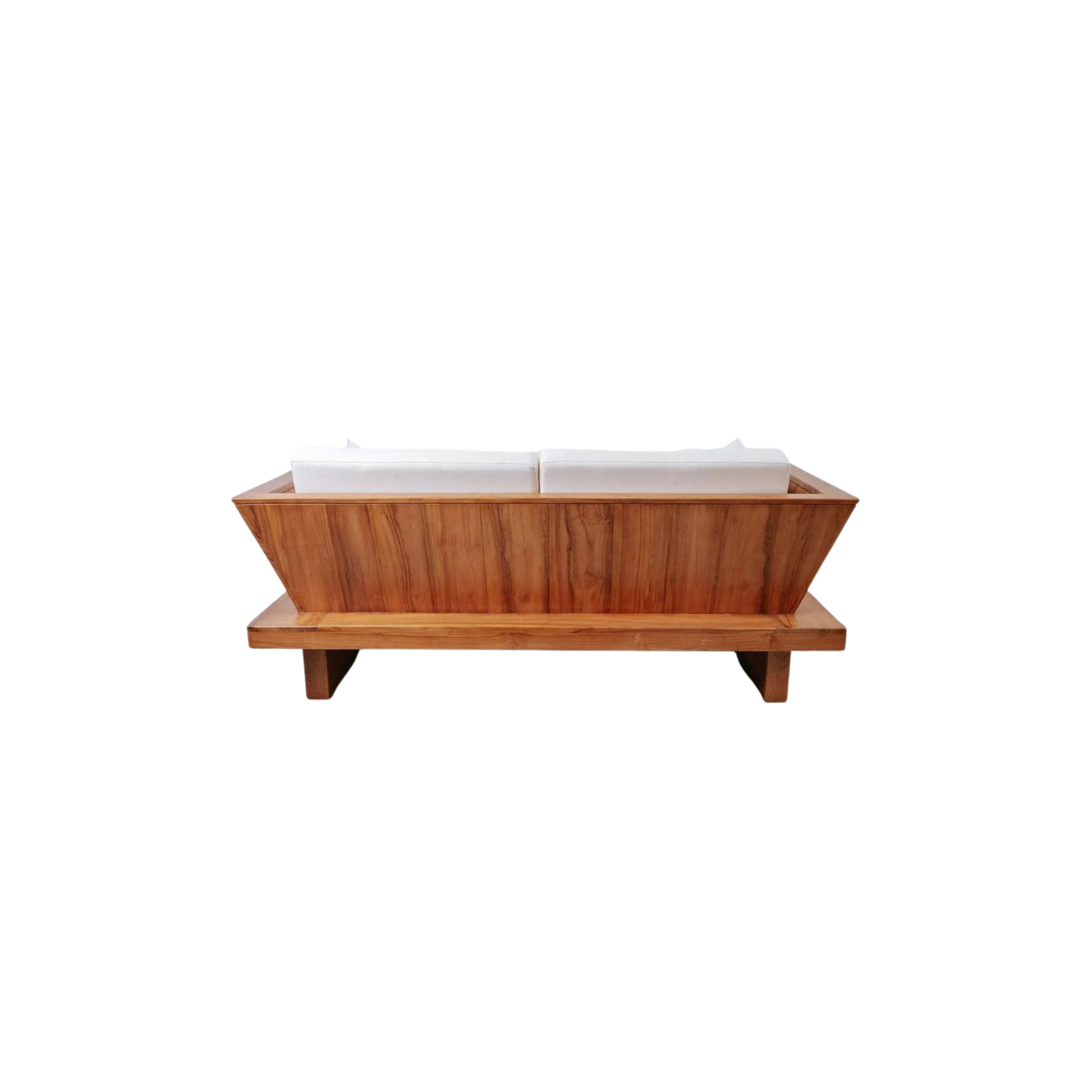 Solid Teak Wood Outdoor Sofa with Cushions CV Aqma Furniture Solid Teak Wood Outdoor Sofa with Cushions CV Aqma Furniture