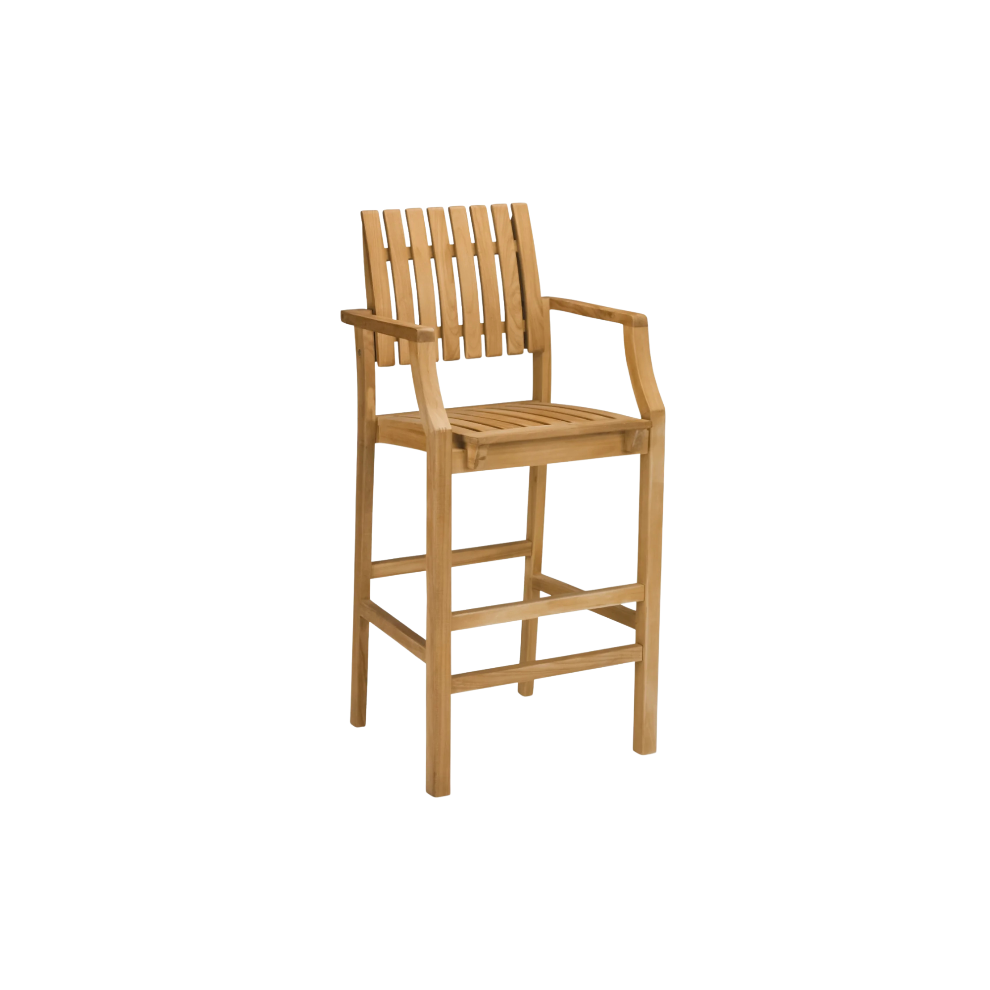 Garden Teak Bar Chair with Solid Wood Frame CV Aqma Furniture Garden Teak Bar Chair with Solid Wood Frame CV Aqma Furniture