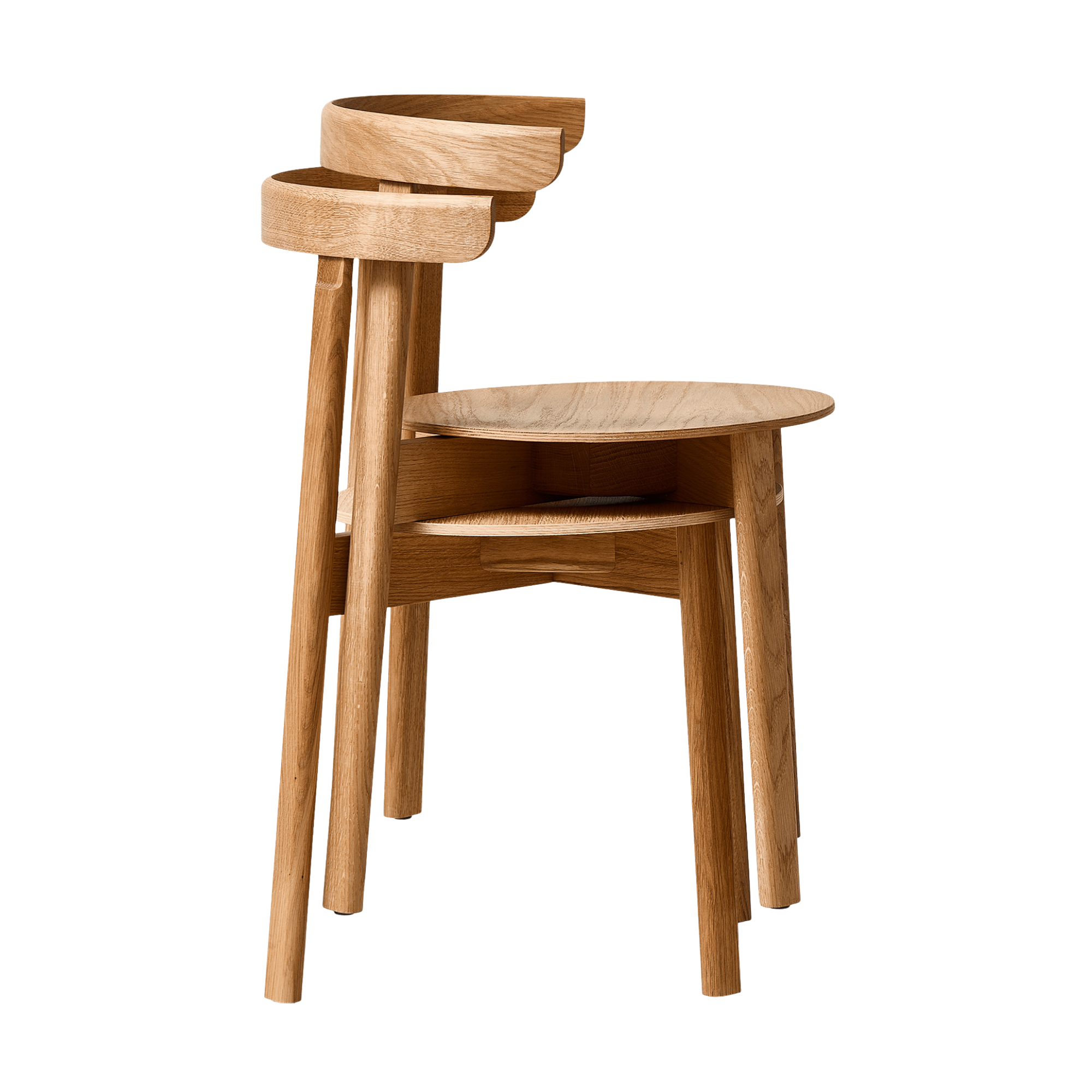 Minimalist Stackable Solid Wood Dining Arm Chair CV Aqma Furniture Minimalist Stackable Solid Wood Dining Arm Chair CV Aqma Furniture