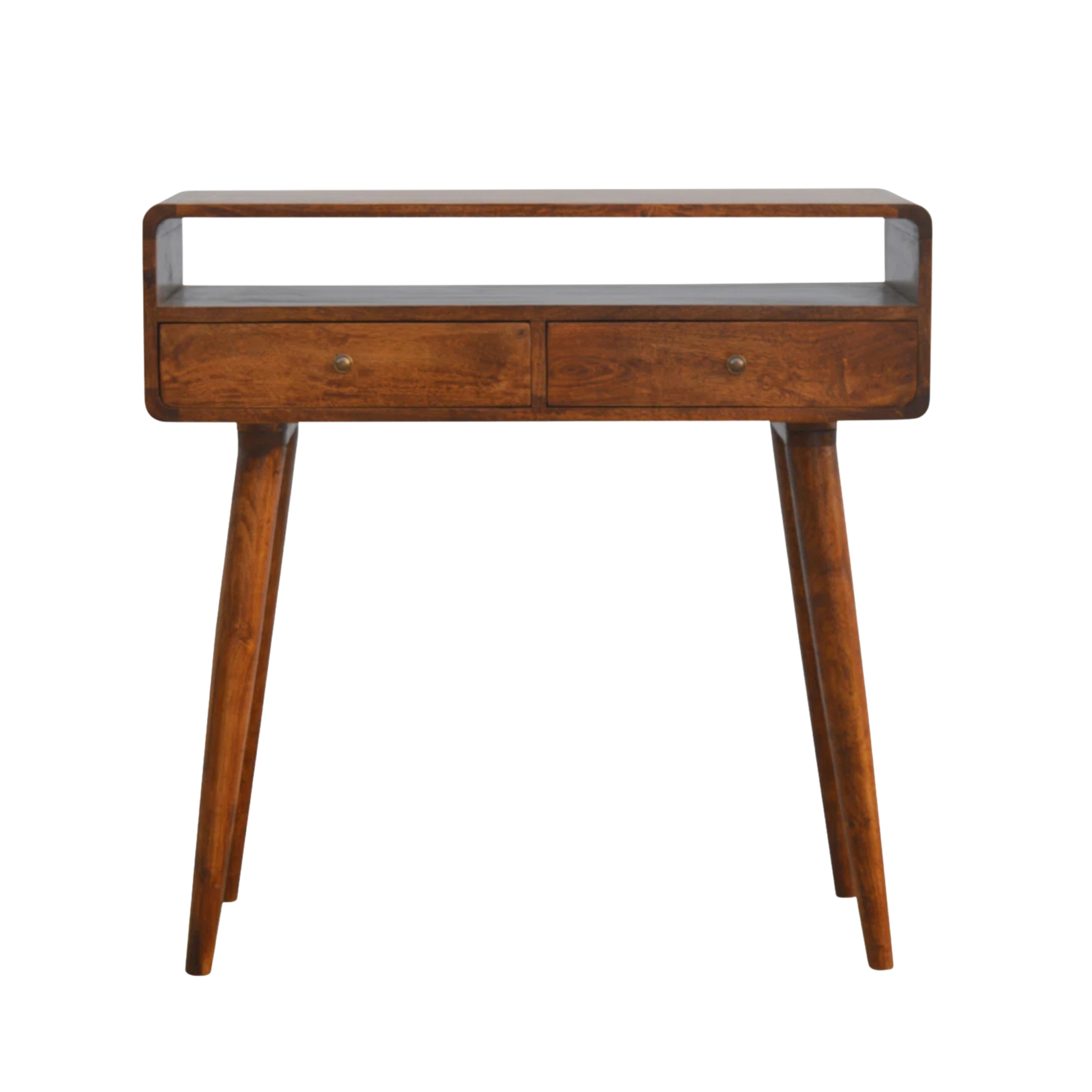 Simple Solid Wood Dressing Table with Elevated Shelf Design CV Aqma Furniture Simple Solid Wood Dressing Table with Elevated Shelf Design CV Aqma Furniture