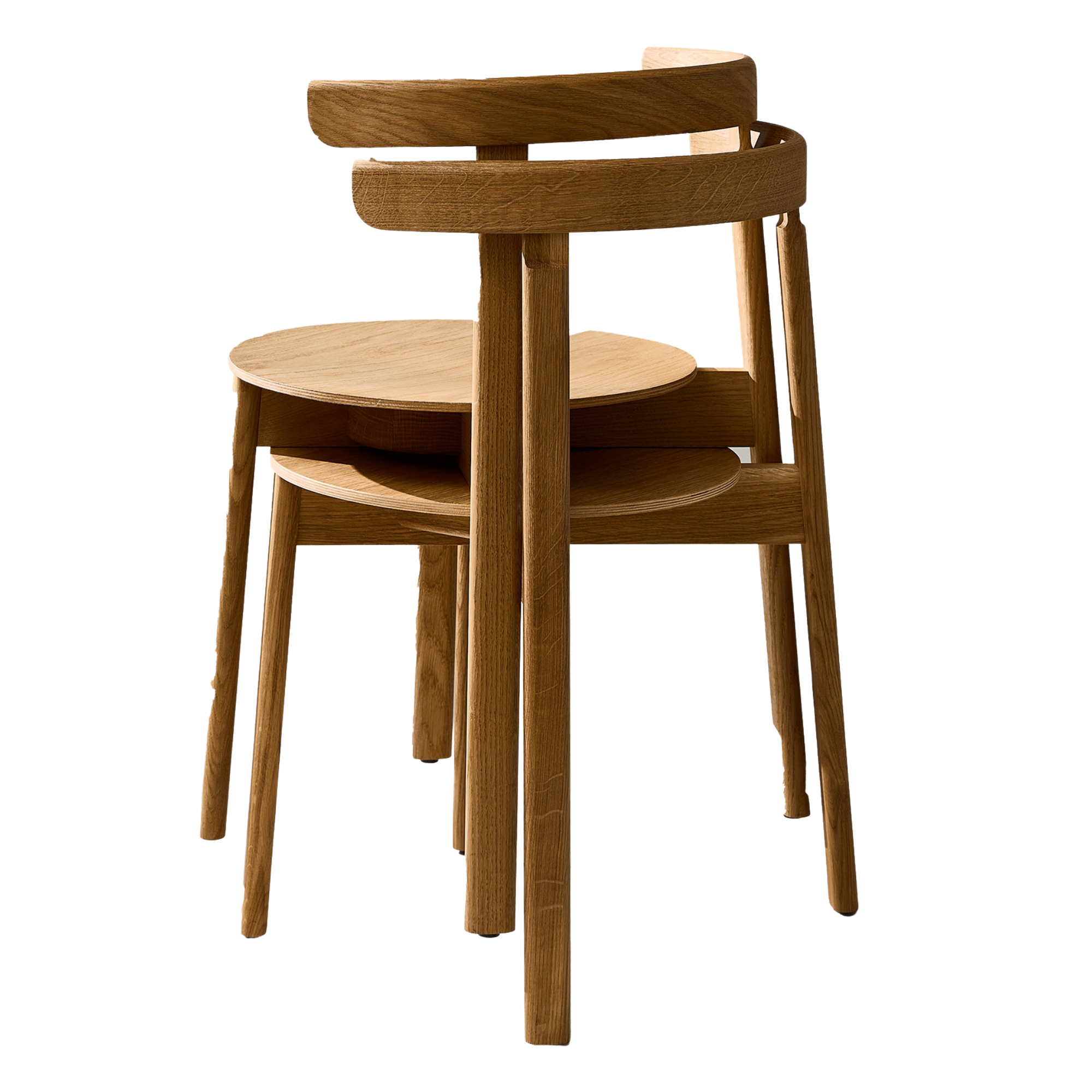 Minimalist Stackable Solid Wood Dining Arm Chair CV Aqma Furniture Minimalist Stackable Solid Wood Dining Arm Chair CV Aqma Furniture