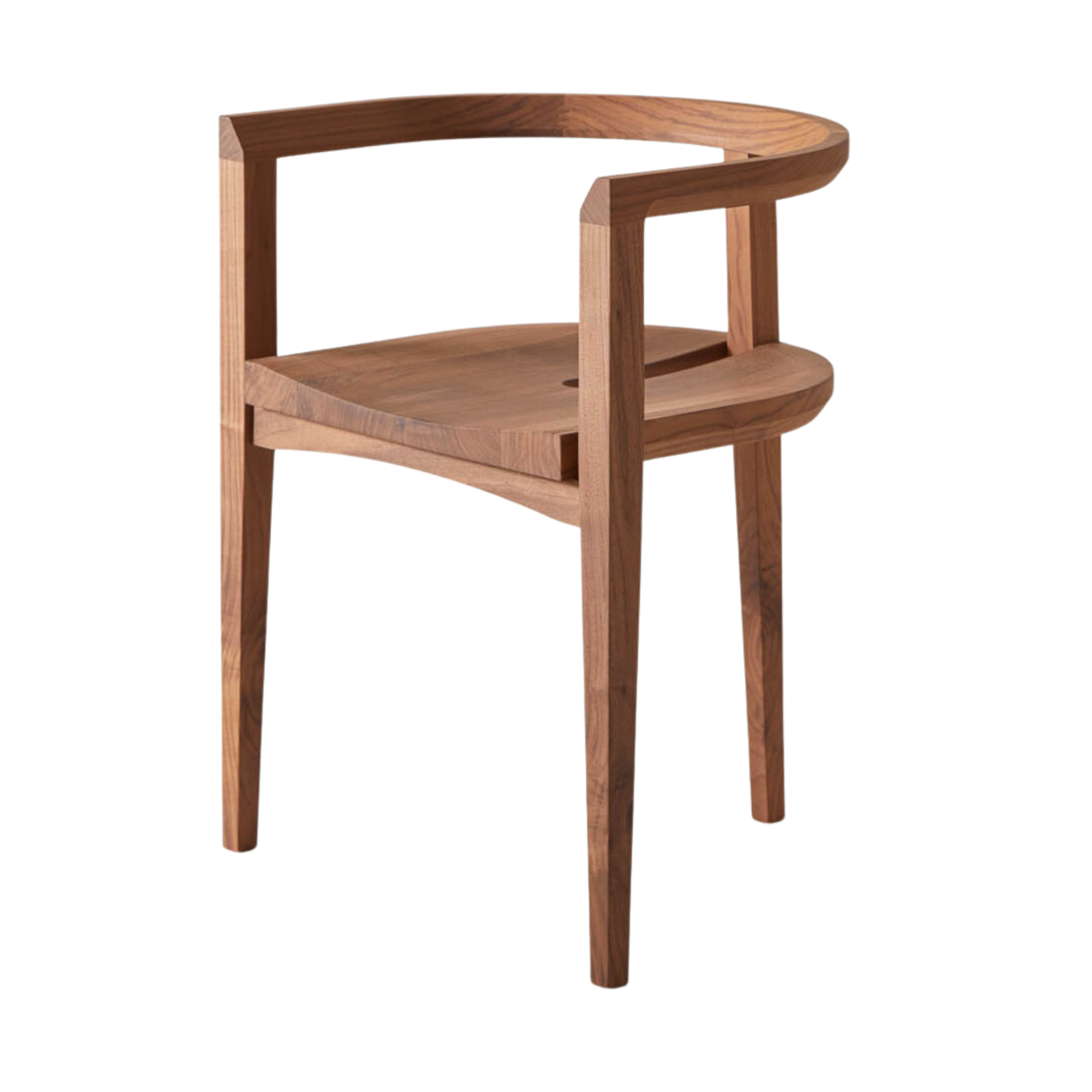 Stackable Solid Wood Dining Chair with Minimalist Armrest CV Aqma Furniture Stackable Solid Wood Dining Chair with Minimalist Armrest CV Aqma Furniture