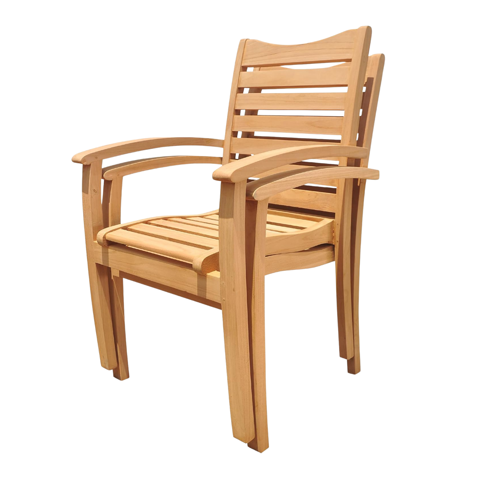 Stackable Solid Wood Arm Chair for Cafe & Restaurant CV Aqma Furniture Stackable Solid Wood Arm Chair for Cafe & Restaurant CV Aqma Furniture