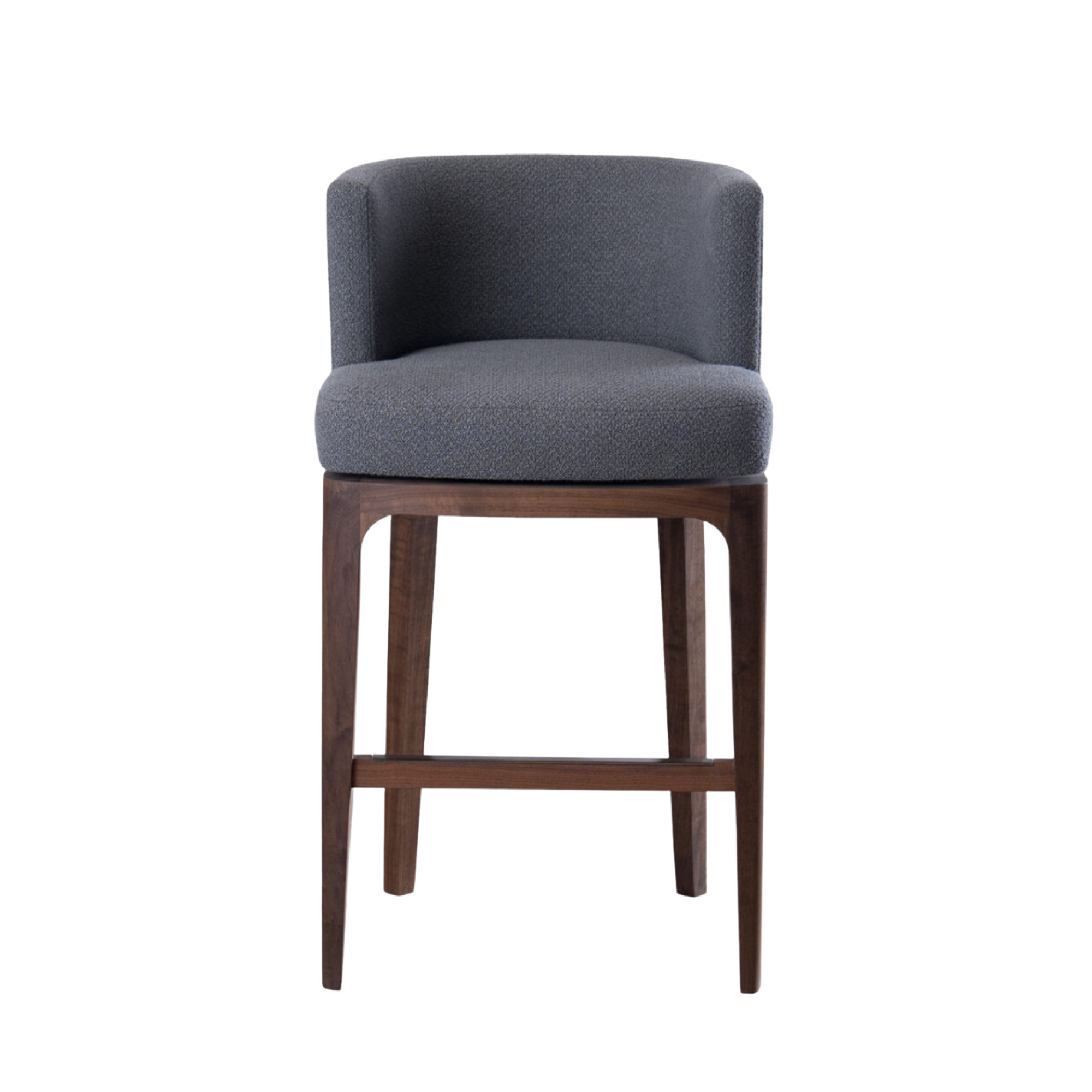 Wooden Upholstered Luxury Bar Chair with Curved Back Modern CV Aqma Furniture Wooden Upholstered Luxury Bar Chair with Curved Back Modern CV Aqma Furniture