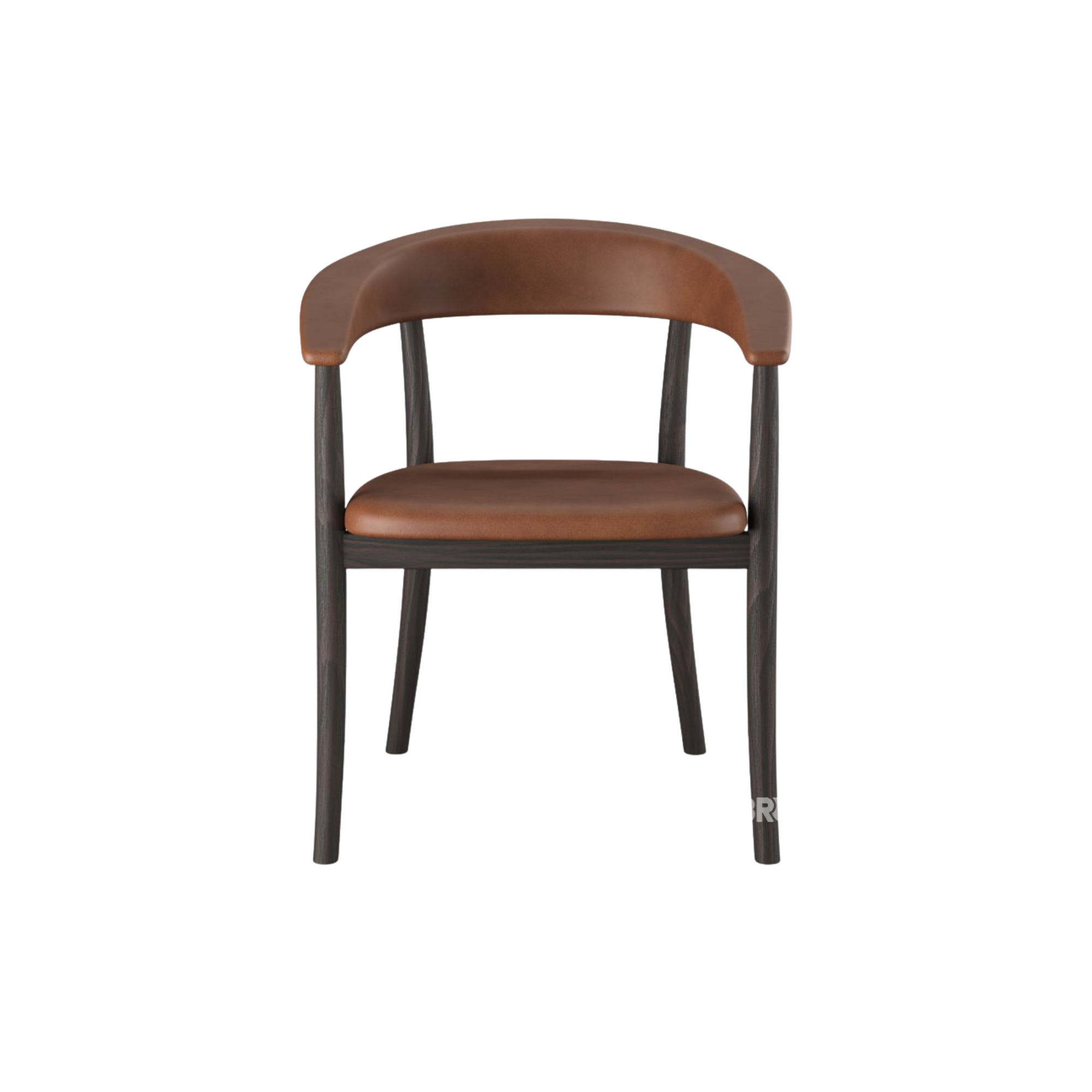 Contemporary wooden cafe chair with synthetic leather seat CV Aqma Furniture Contemporary wooden cafe chair with synthetic leather seat CV Aqma Furniture