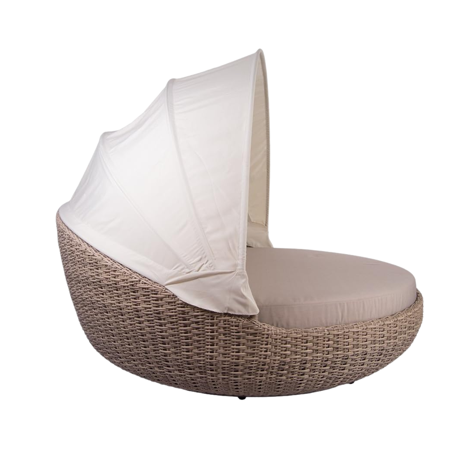 Rattan Daybed with Canopy for Outdoor Relaxing Lounge CV Aqma Furniture Rattan Daybed with Canopy for Outdoor Relaxing Lounge CV Aqma Furniture