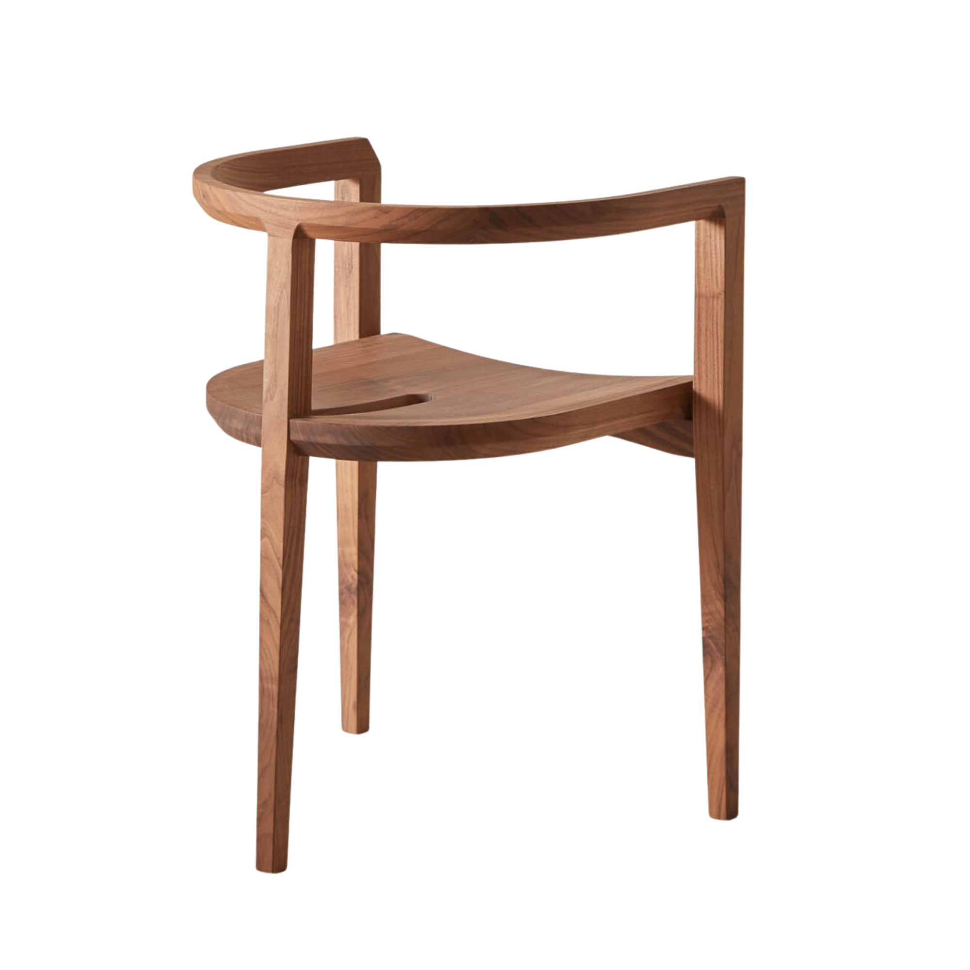Stackable Solid Wood Dining Chair with Minimalist Armrest CV Aqma Furniture Stackable Solid Wood Dining Chair with Minimalist Armrest CV Aqma Furniture