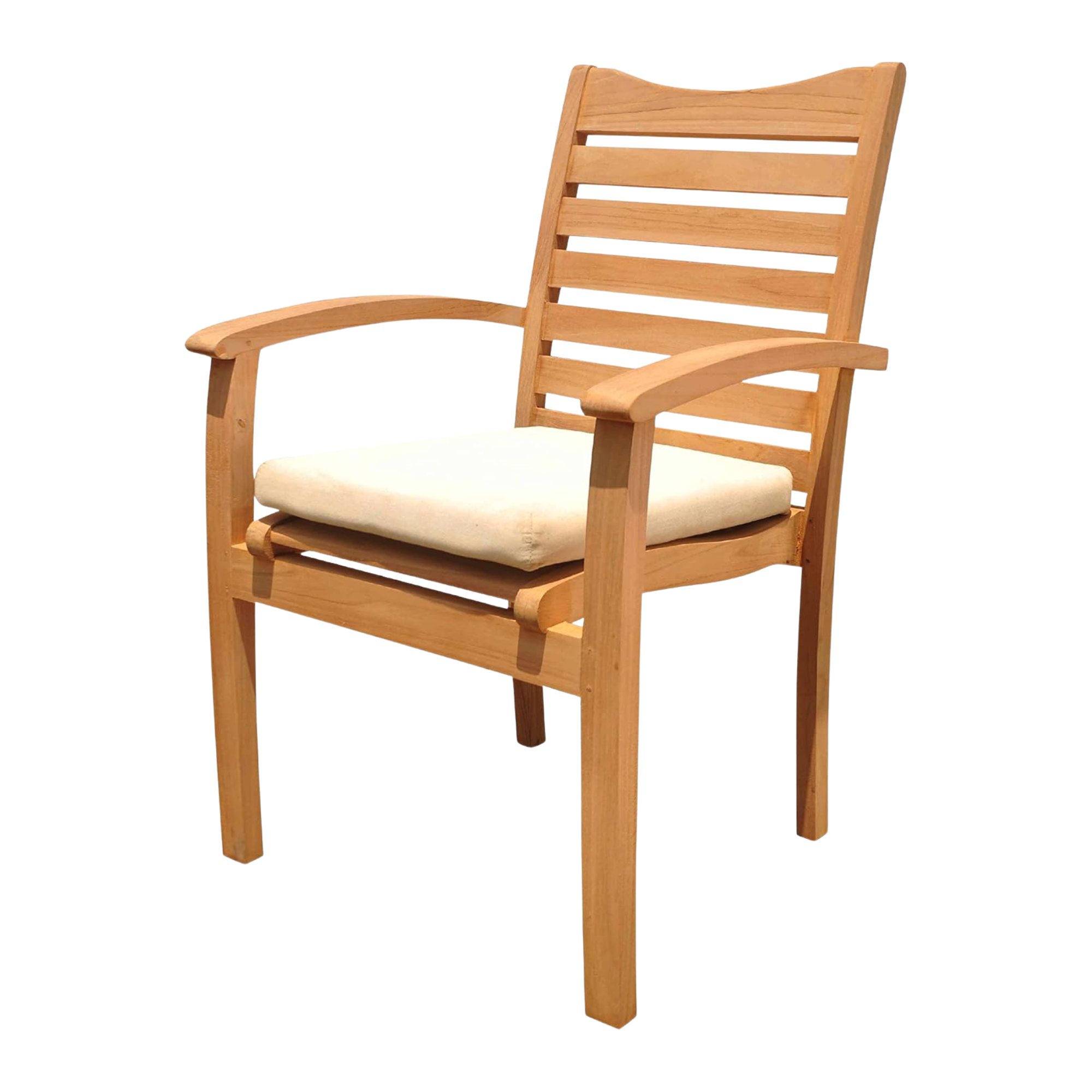 Stackable Solid Wood Arm Chair for Cafe & Restaurant CV Aqma Furniture Stackable Solid Wood Arm Chair for Cafe & Restaurant CV Aqma Furniture