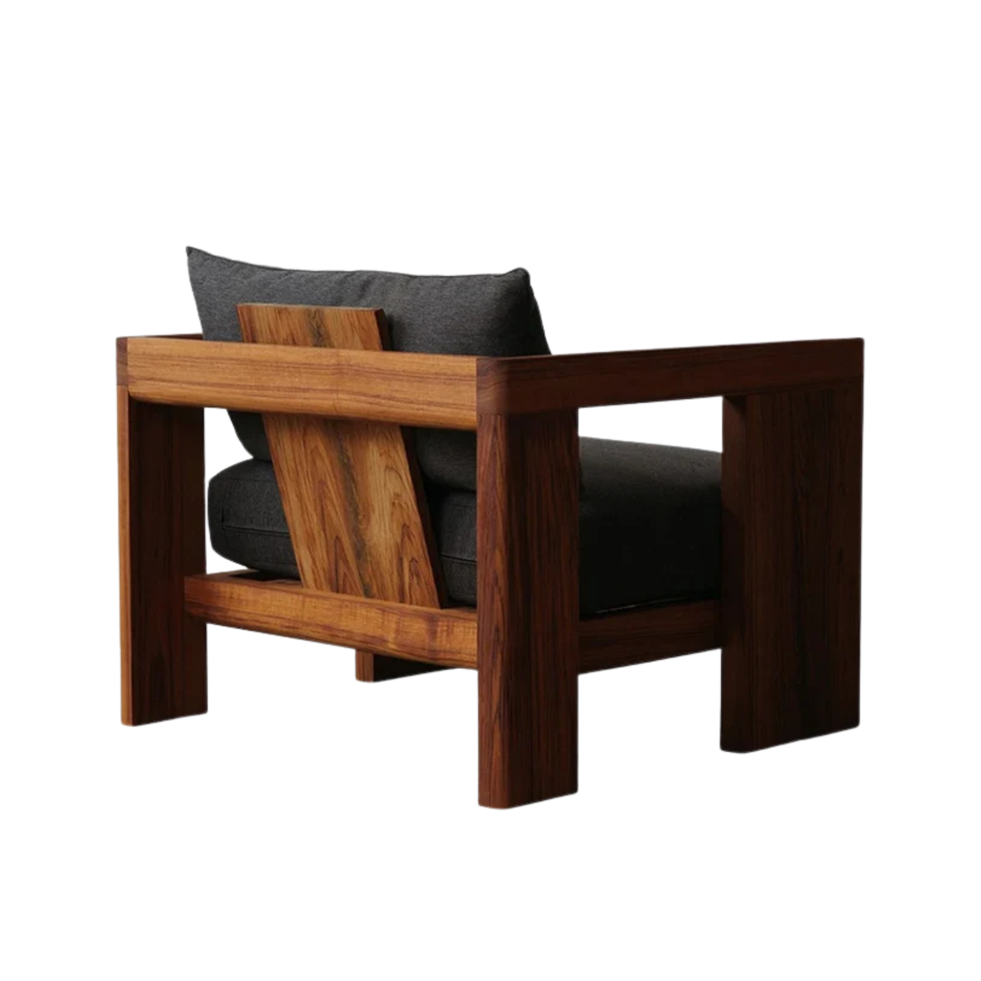 Modern Relax Wood Chair Minimalist Lounge Accent Armchair CV Aqma Furniture Modern Relax Wood Chair Minimalist Lounge Accent Armchair CV Aqma Furniture