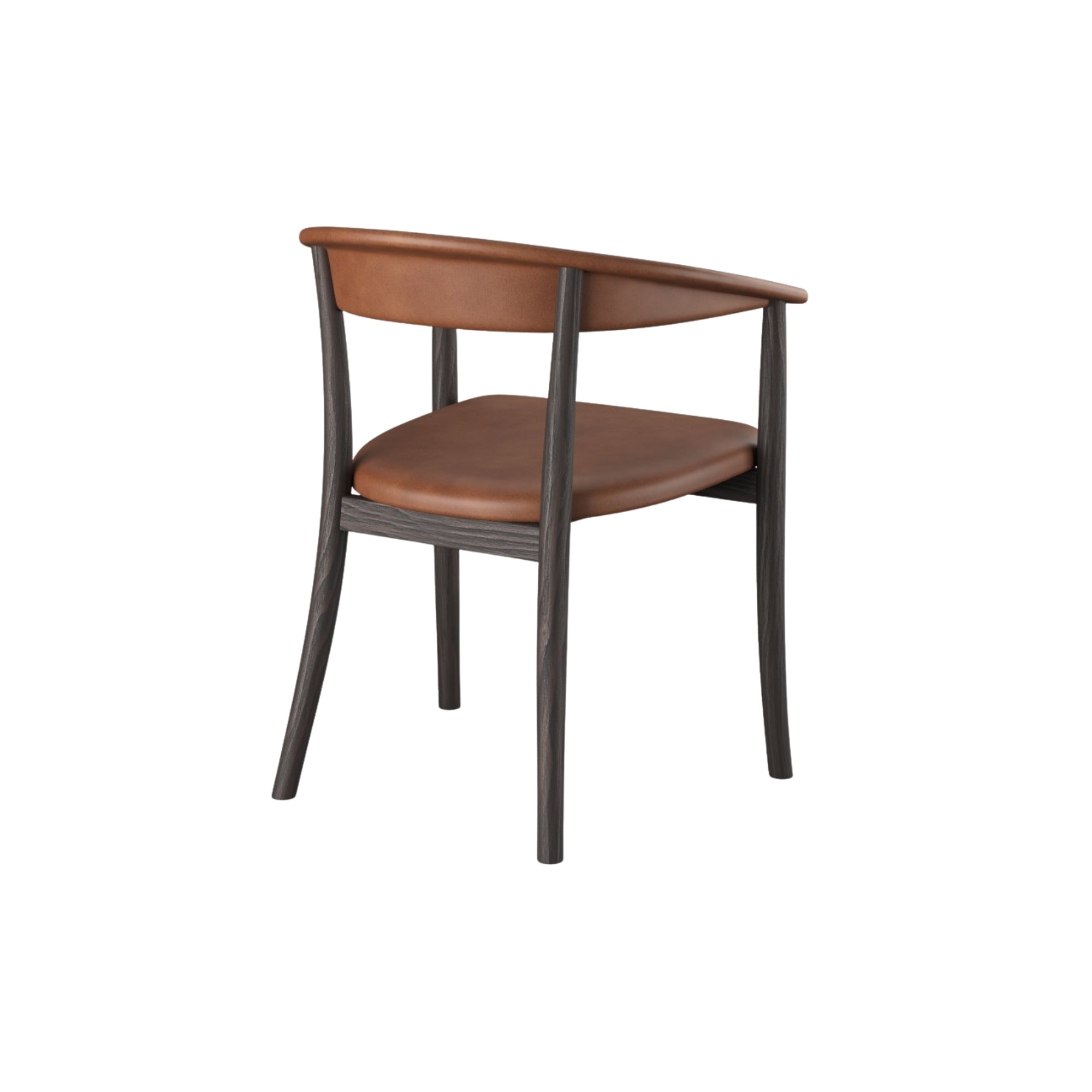 Contemporary wooden cafe chair with synthetic leather seat CV Aqma Furniture Contemporary wooden cafe chair with synthetic leather seat CV Aqma Furniture