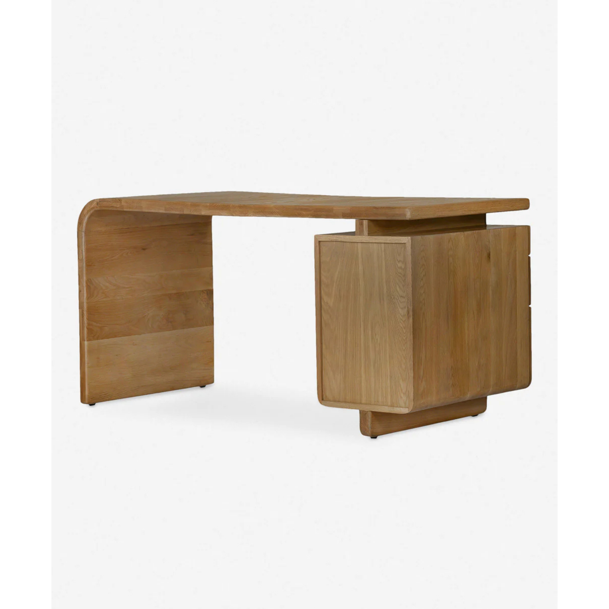 Simple Dressing Desk Curved Side Panel and Storage Drawers CV Aqma Furniture Simple Dressing Desk Curved Side Panel and Storage Drawers CV Aqma Furniture