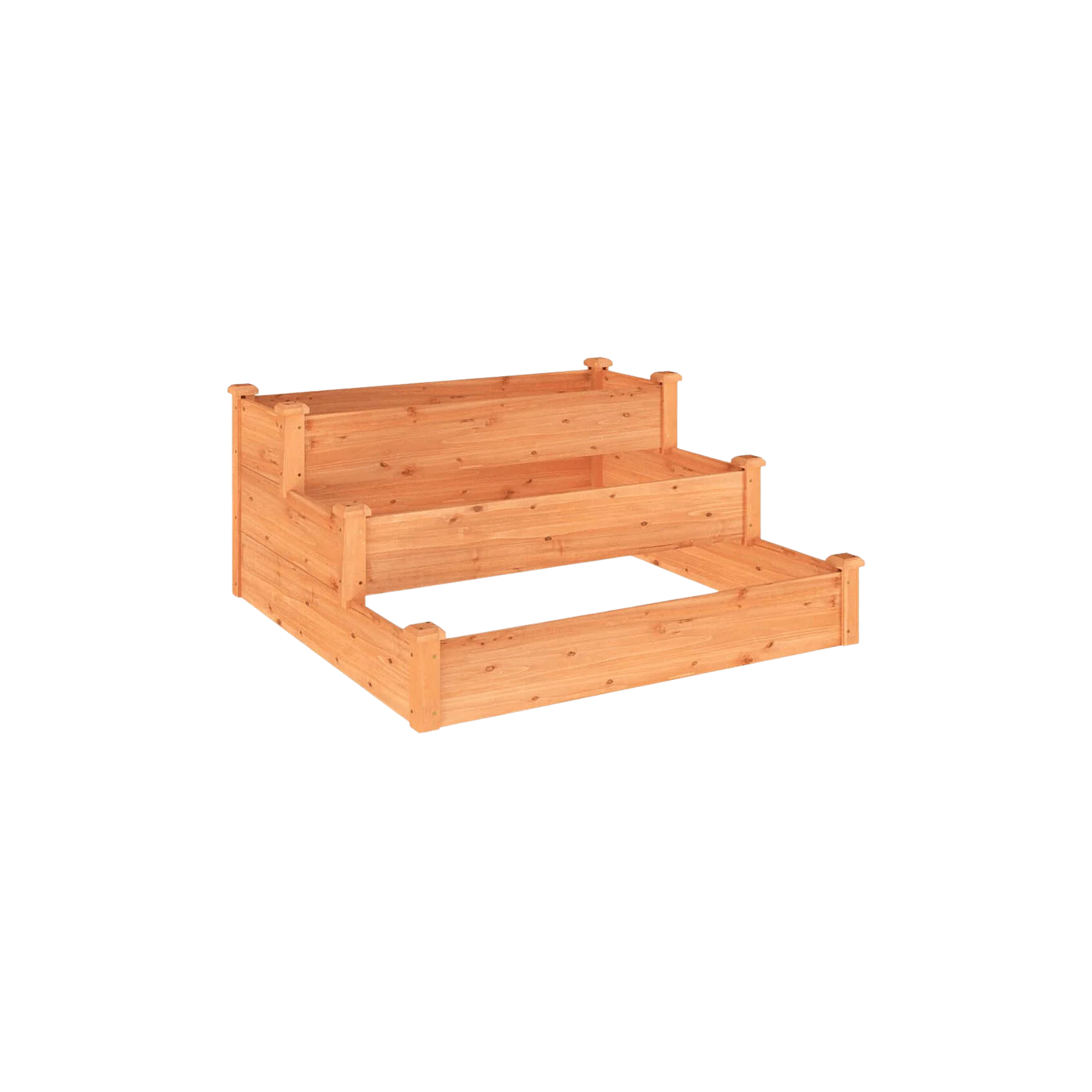 Tiered Wooden Outdoor Garden Bed Planter Box CV Aqma Furniture Tiered Wooden Outdoor Garden Bed Planter Box CV Aqma Furniture