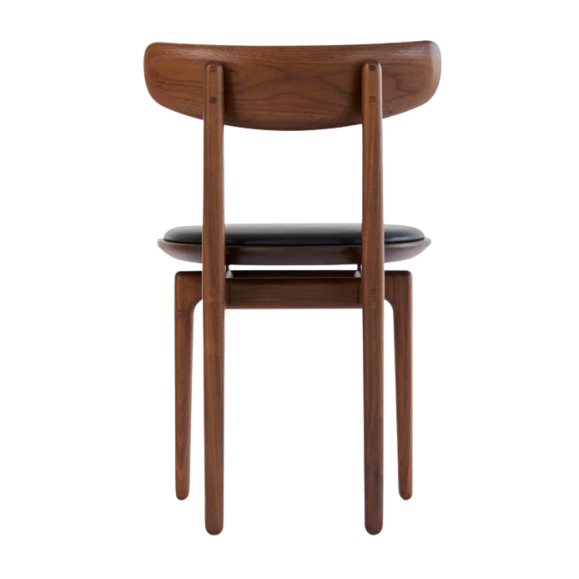 Rounded Wooden Cafe Chair with Aesthetic Padded Seat CV Aqma Furniture Rounded Wooden Cafe Chair with Aesthetic Padded Seat CV Aqma Furniture