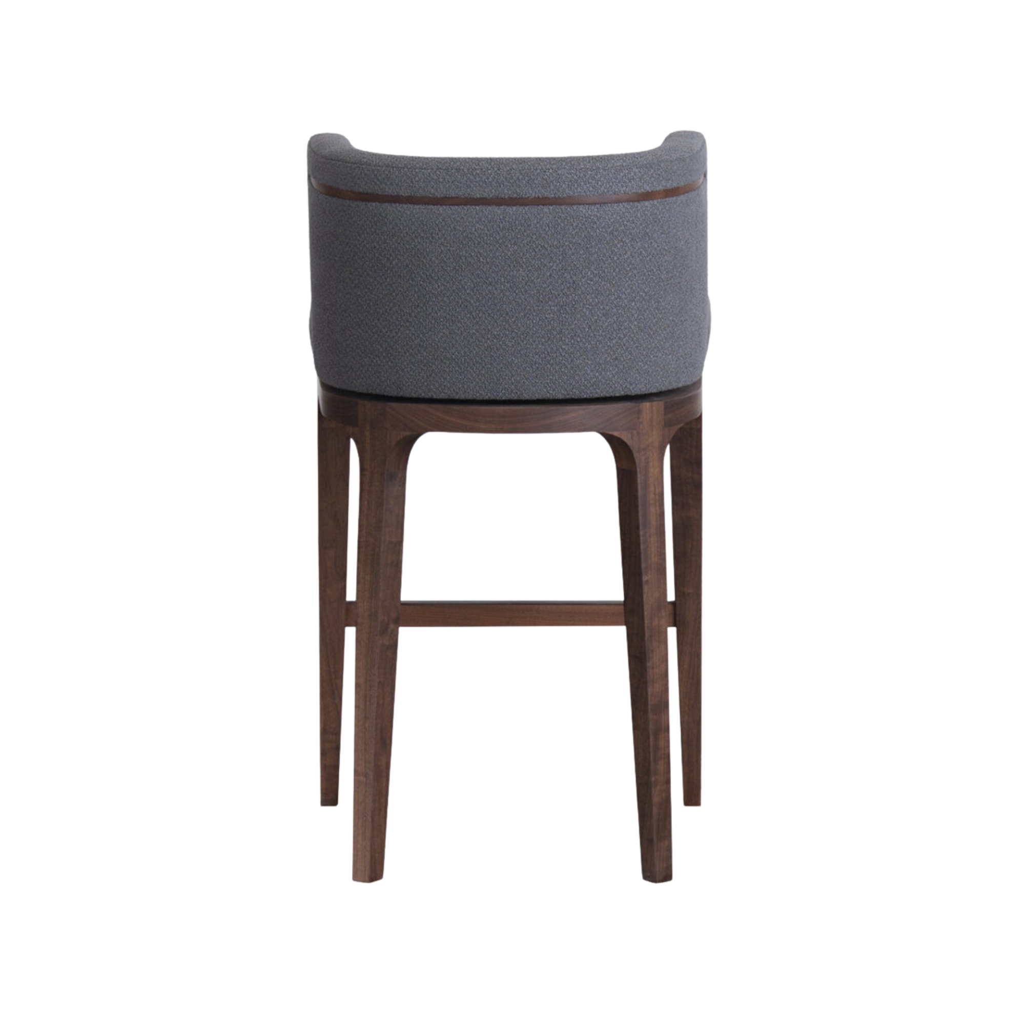 Wooden Upholstered Luxury Bar Chair with Curved Back Modern CV Aqma Furniture Wooden Upholstered Luxury Bar Chair with Curved Back Modern CV Aqma Furniture