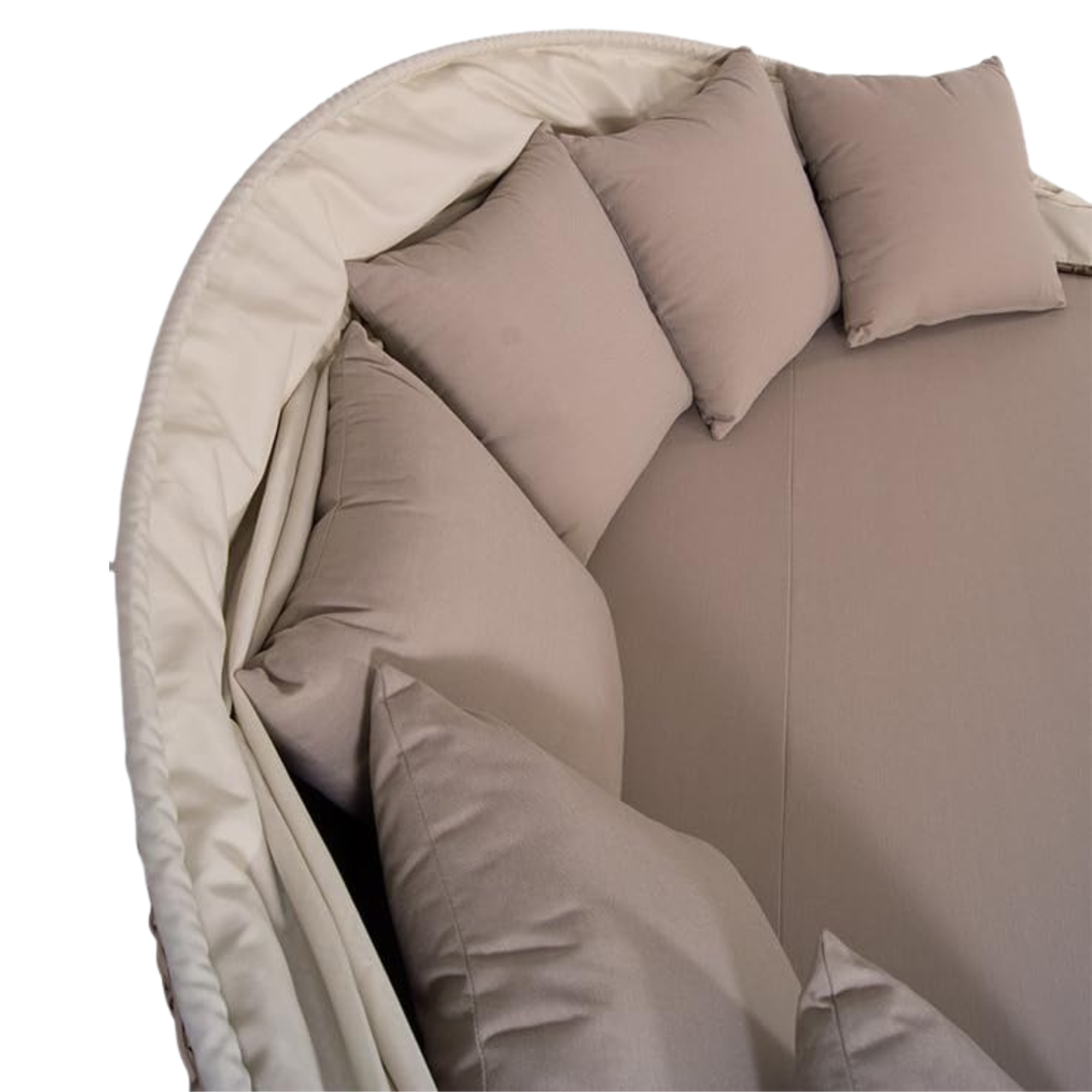 Rattan Daybed with Canopy for Outdoor Relaxing Lounge CV Aqma Furniture Rattan Daybed with Canopy for Outdoor Relaxing Lounge CV Aqma Furniture