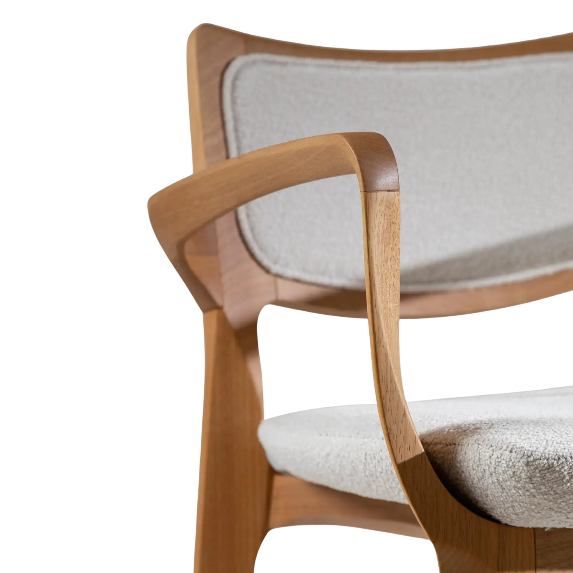 Comfortable Wooden Upholstered Bar Chair with Armrest Modern CV Aqma Furniture Comfortable Wooden Upholstered Bar Chair with Armrest Modern CV Aqma Furniture