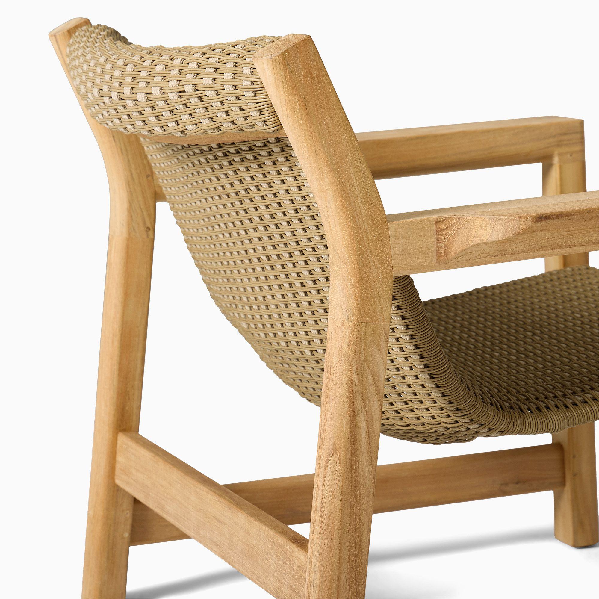 Modern Relax Wood Chair Teak Woven Lounge Leisure Armchair CV Aqma Furniture Modern Relax Wood Chair Teak Woven Lounge Leisure Armchair CV Aqma Furniture