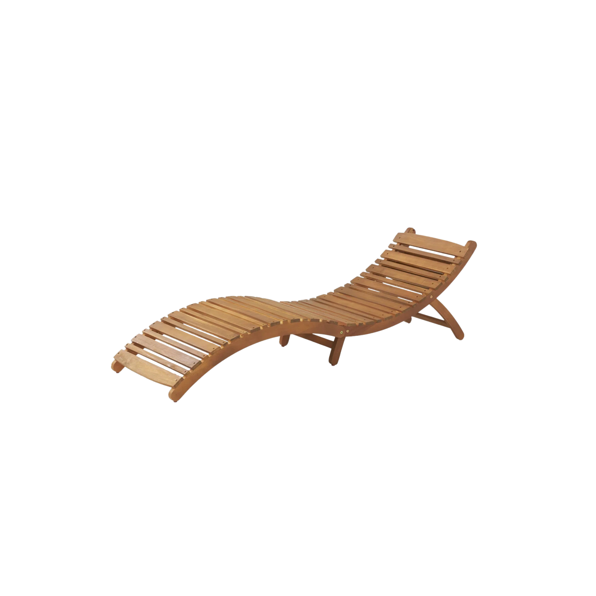 Teak Style Curved Outdoor Beach Lounger Wooden Sunbed Chair CV Aqma Furniture Teak Style Curved Outdoor Beach Lounger Wooden Sunbed Chair CV Aqma Furniture