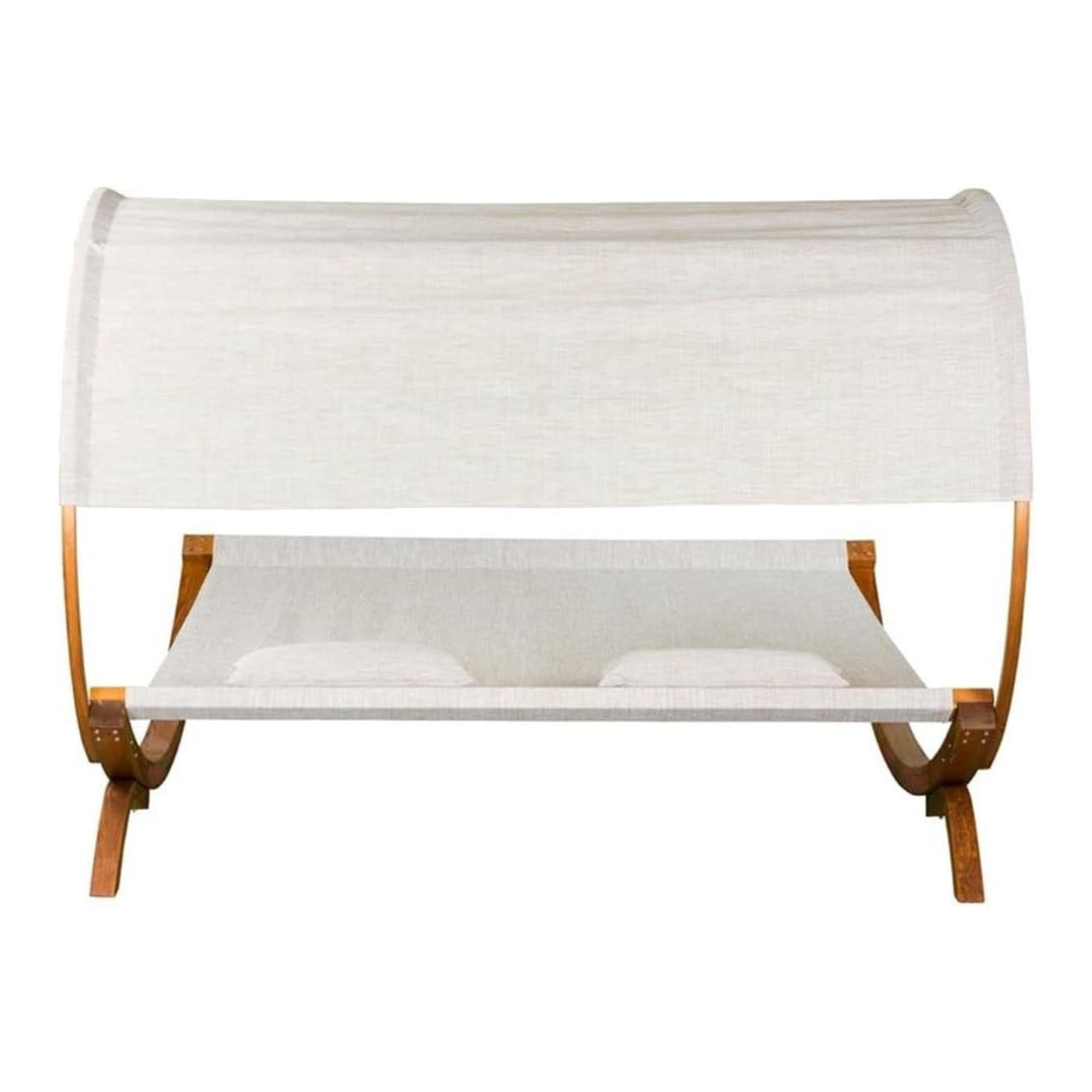 Teak Wood Double Sun Lounger for Beach and Poolside CV Aqma Furniture Teak Wood Double Sun Lounger for Beach and Poolside CV Aqma Furniture