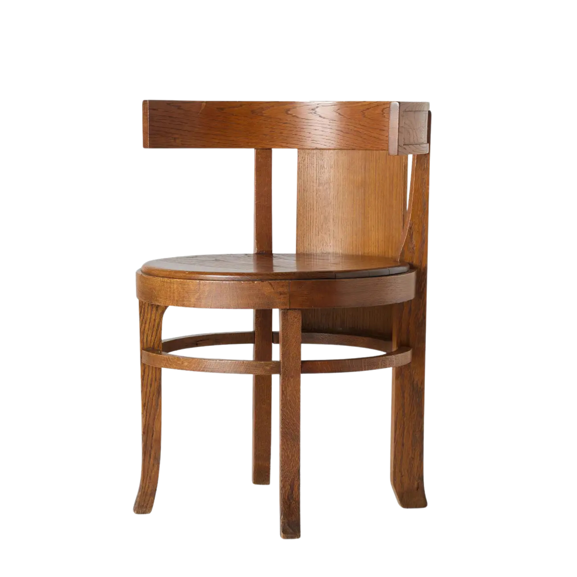 Indoor Solid Wood Café Chair with Round Seat Cushion CV Aqma Furniture Indoor Solid Wood Café Chair with Round Seat Cushion CV Aqma Furniture