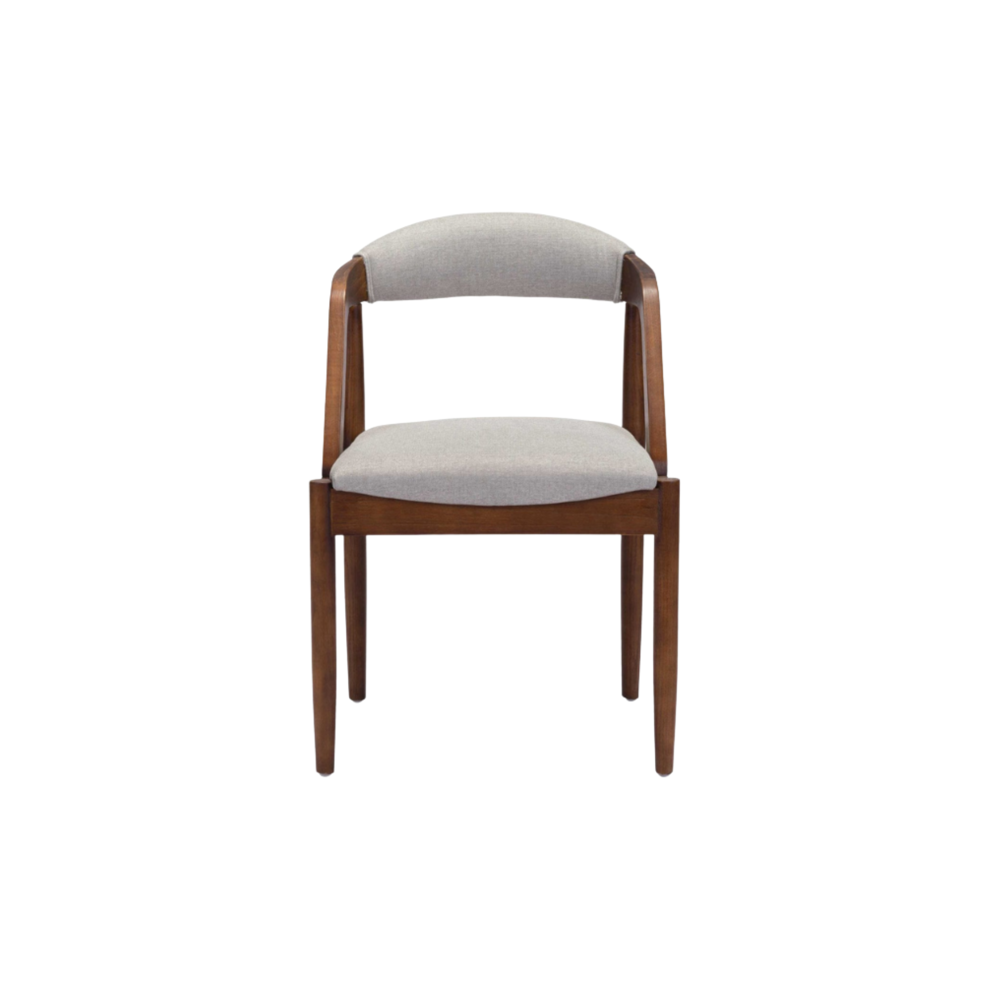 Rounded Wooden Cafe Chair with Fabric Cushion Indoor CV Aqma Furniture Rounded Wooden Cafe Chair with Fabric Cushion Indoor CV Aqma Furniture