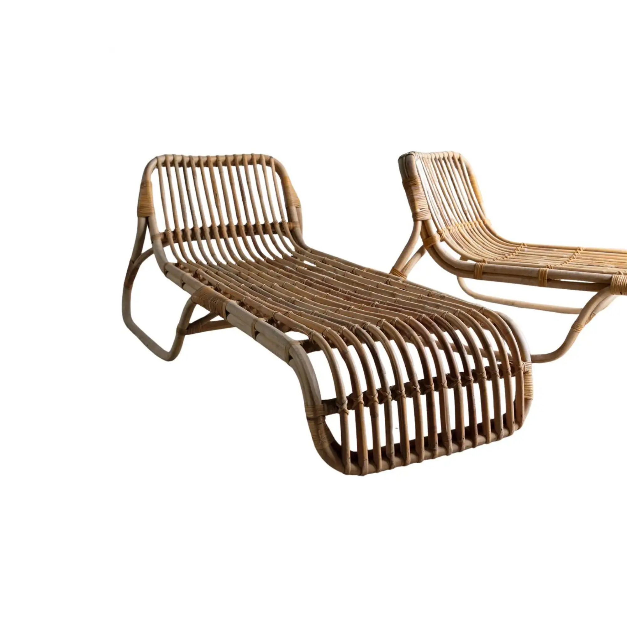 Rattan Sun Lounger Natural Woven Relax Chair for Outdoor CV Aqma Furniture Rattan Sun Lounger Natural Woven Relax Chair for Outdoor CV Aqma Furniture