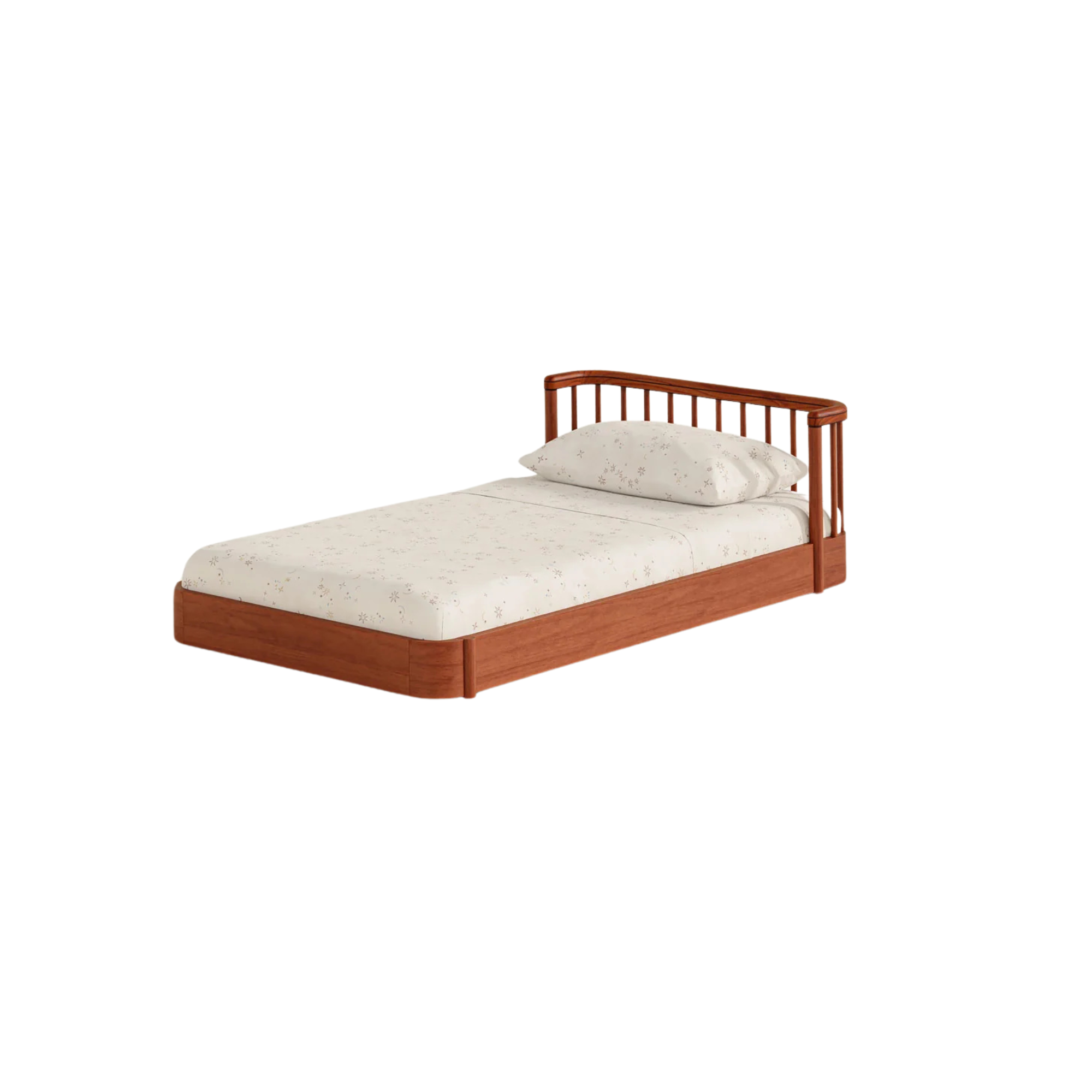 Kids Bed Teak Wood Single Bed Frame Minimalist Design CV Aqma Furniture Kids Bed Teak Wood Single Bed Frame Minimalist Design CV Aqma Furniture