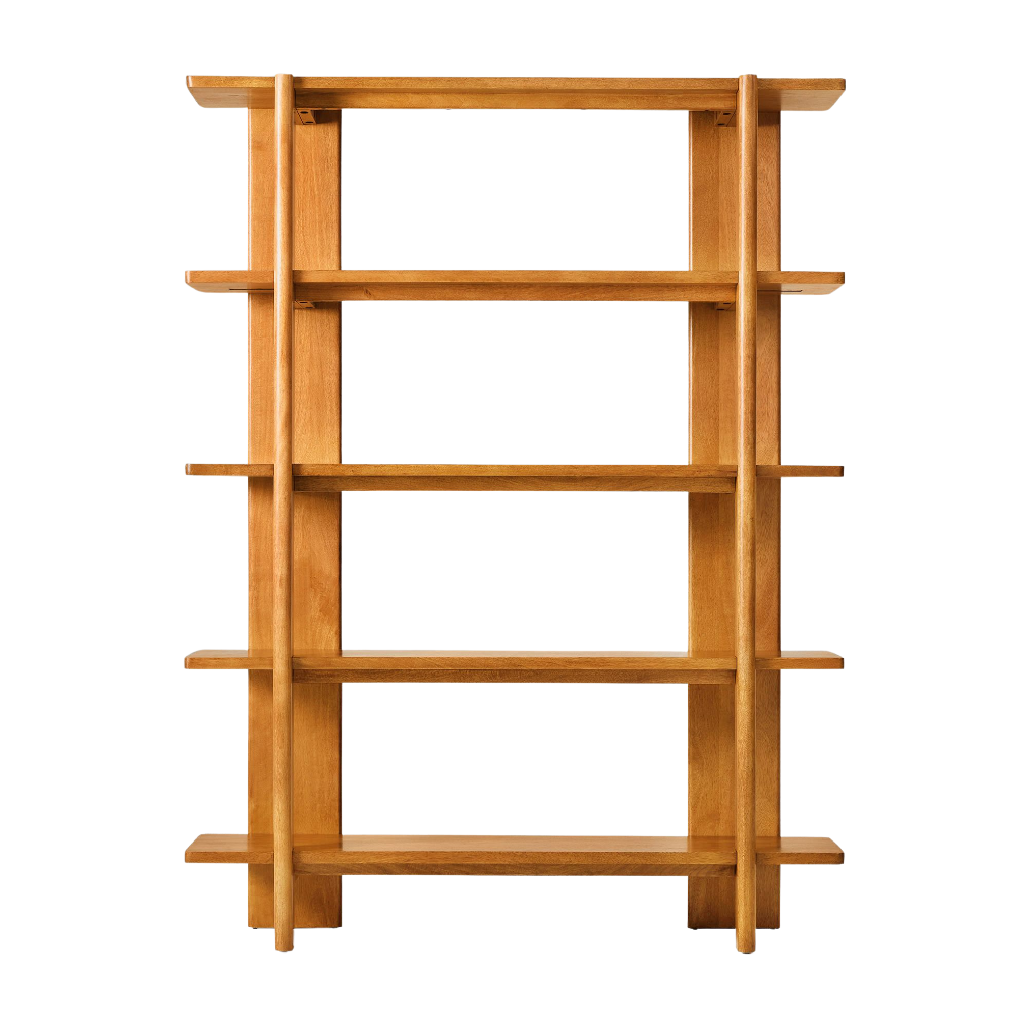 Teak Wood Minimalist Open Shelf Bookcase Display Rack CV Aqma Furniture Teak Wood Minimalist Open Shelf Bookcase Display Rack CV Aqma Furniture