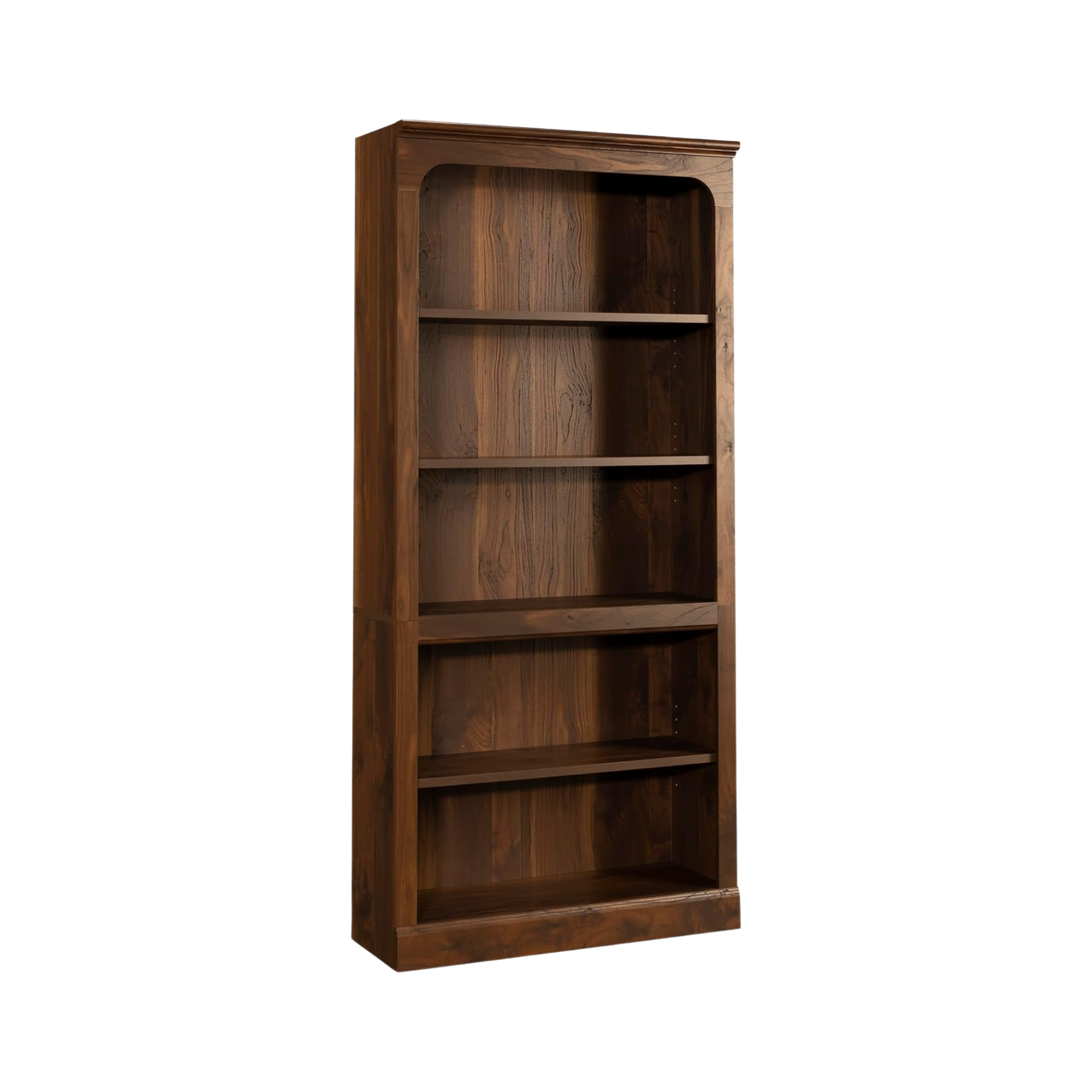 Solid Teak Wood Bookcase with Adjustable Open Shelves CV Aqma Furniture Solid Teak Wood Bookcase with Adjustable Open Shelves CV Aqma Furniture