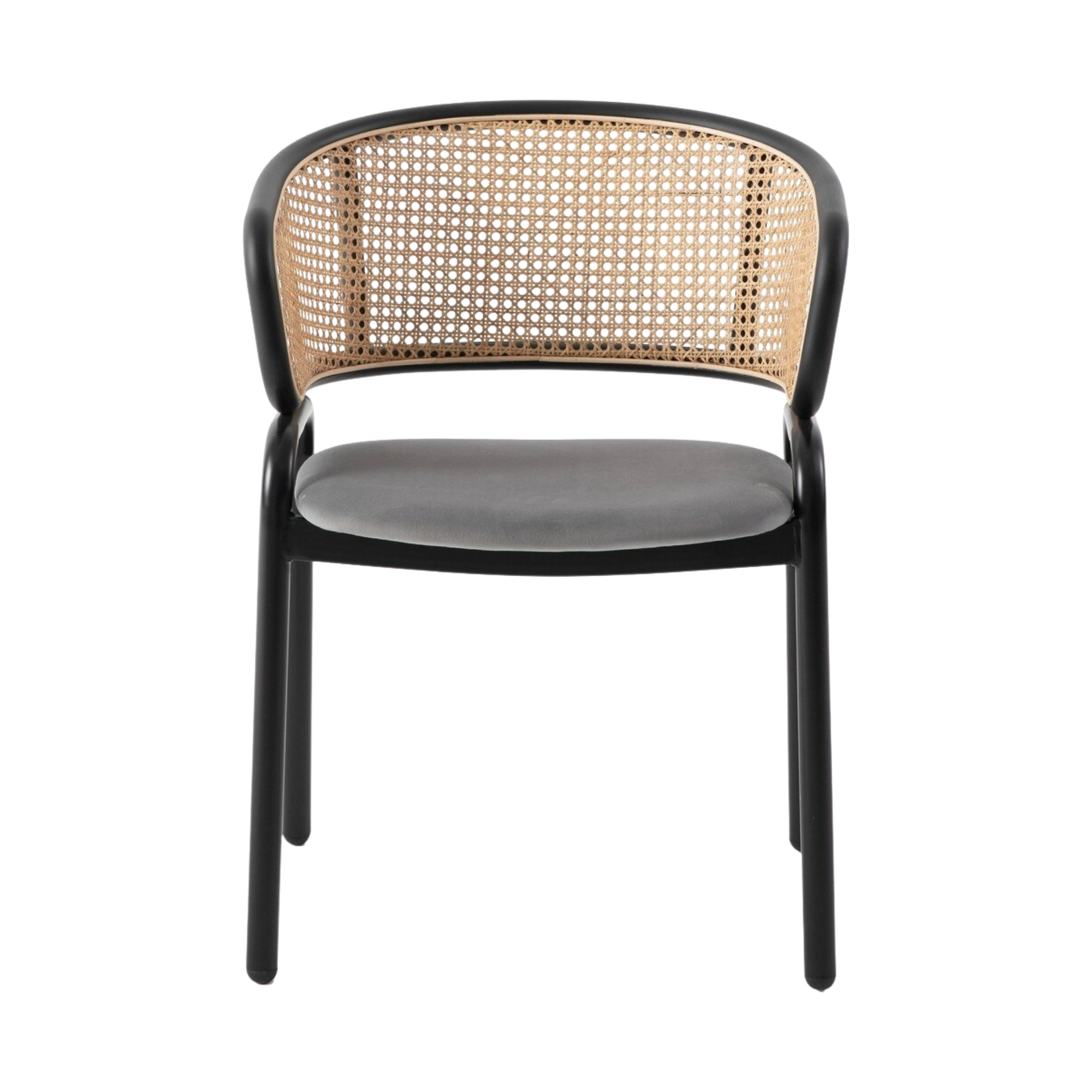 Aluminium Rattan Bistro Chair with Cushion for Cafe CV Aqma Furniture Aluminium Rattan Bistro Chair with Cushion for Cafe CV Aqma Furniture