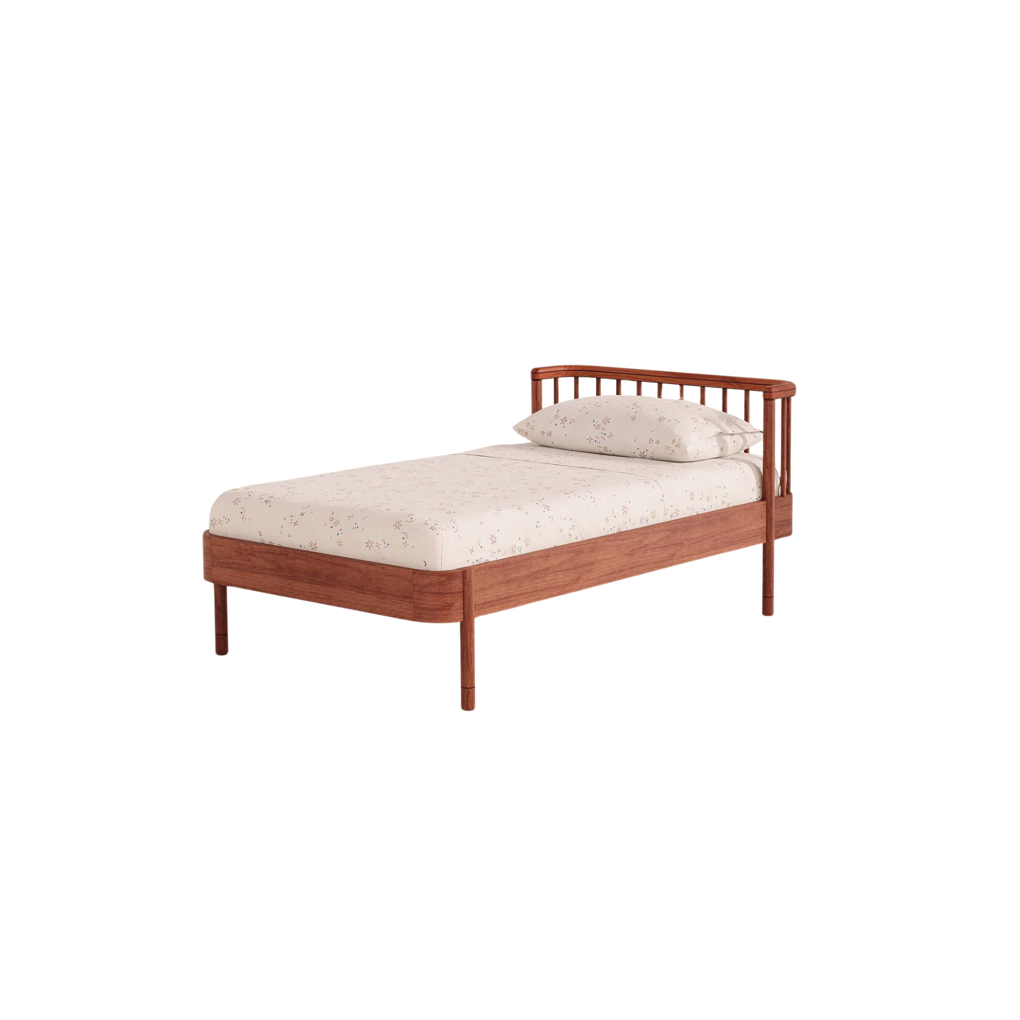 Kids Bed Teak Wood Single Bed Frame Minimalist Design CV Aqma Furniture Kids Bed Teak Wood Single Bed Frame Minimalist Design CV Aqma Furniture