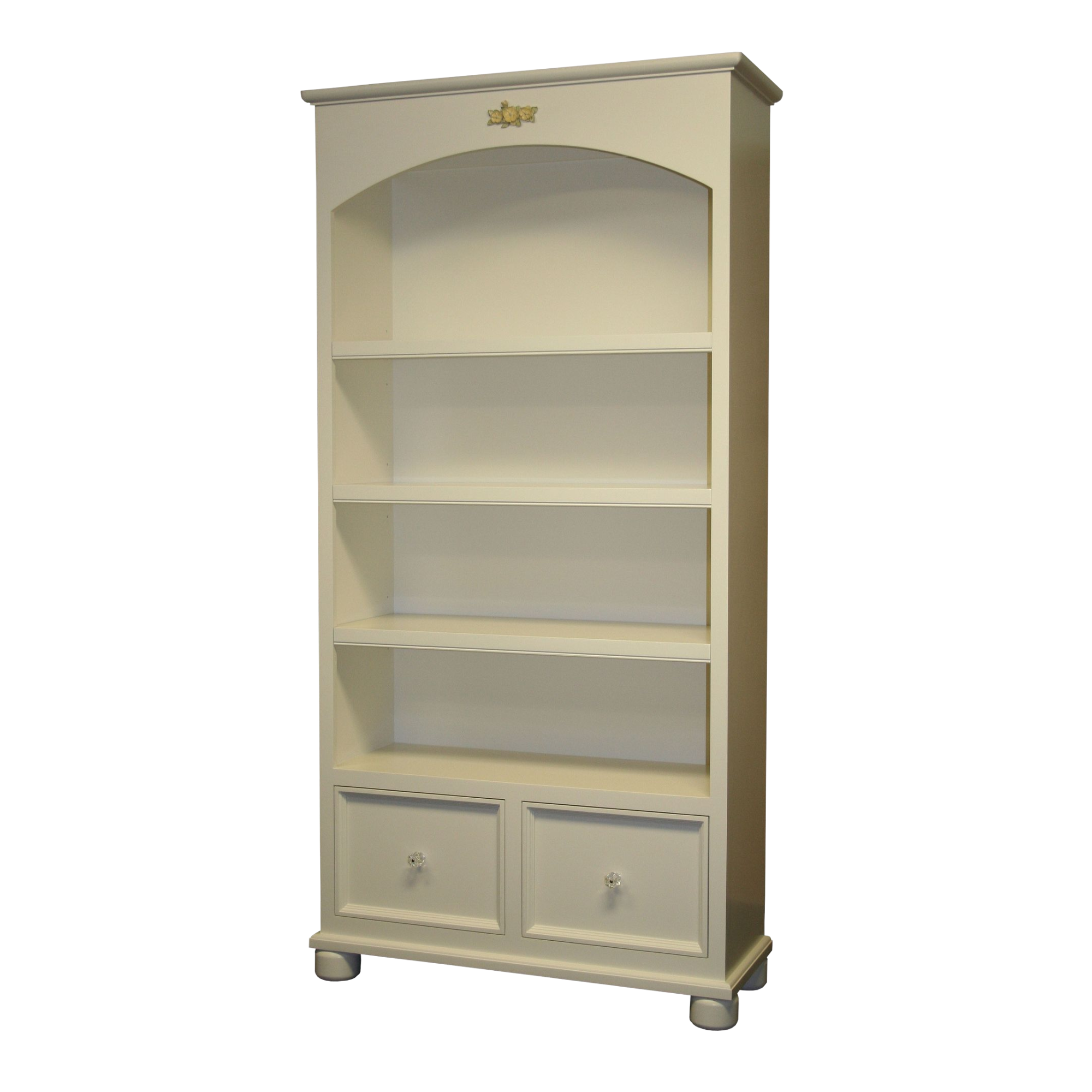 White Wooden Bookcase with Drawers and Open Shelves CV Aqma Furniture White Wooden Bookcase with Drawers and Open Shelves CV Aqma Furniture