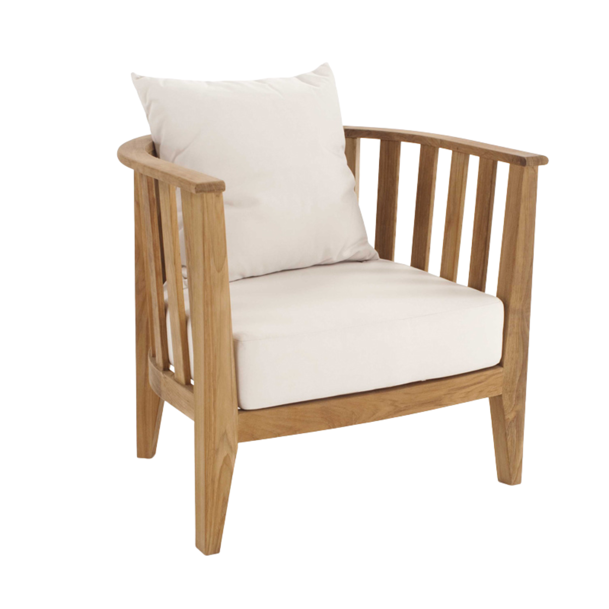 Round Teak Wood Sofa Outdoor Garden Lounge Set with Cushion CV Aqma Furniture Round Teak Wood Sofa Outdoor Garden Lounge Set with Cushion CV Aqma Furniture