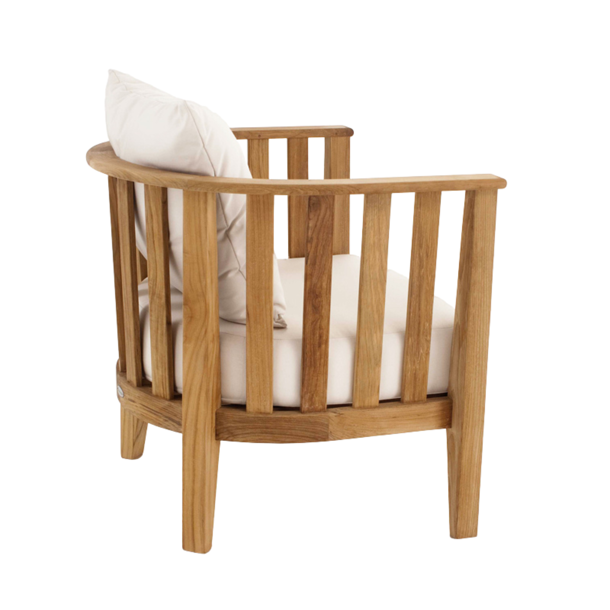 Round Teak Wood Sofa Outdoor Garden Lounge Set with Cushion CV Aqma Furniture Round Teak Wood Sofa Outdoor Garden Lounge Set with Cushion CV Aqma Furniture