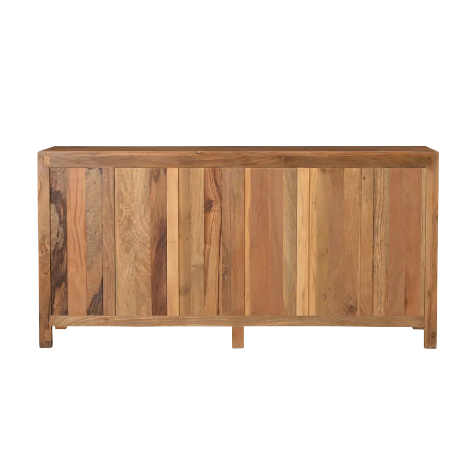Solid Teak Buffet Sideboard with Carved Geometric Doors CV Aqma Furniture Solid Teak Buffet Sideboard with Carved Geometric Doors CV Aqma Furniture