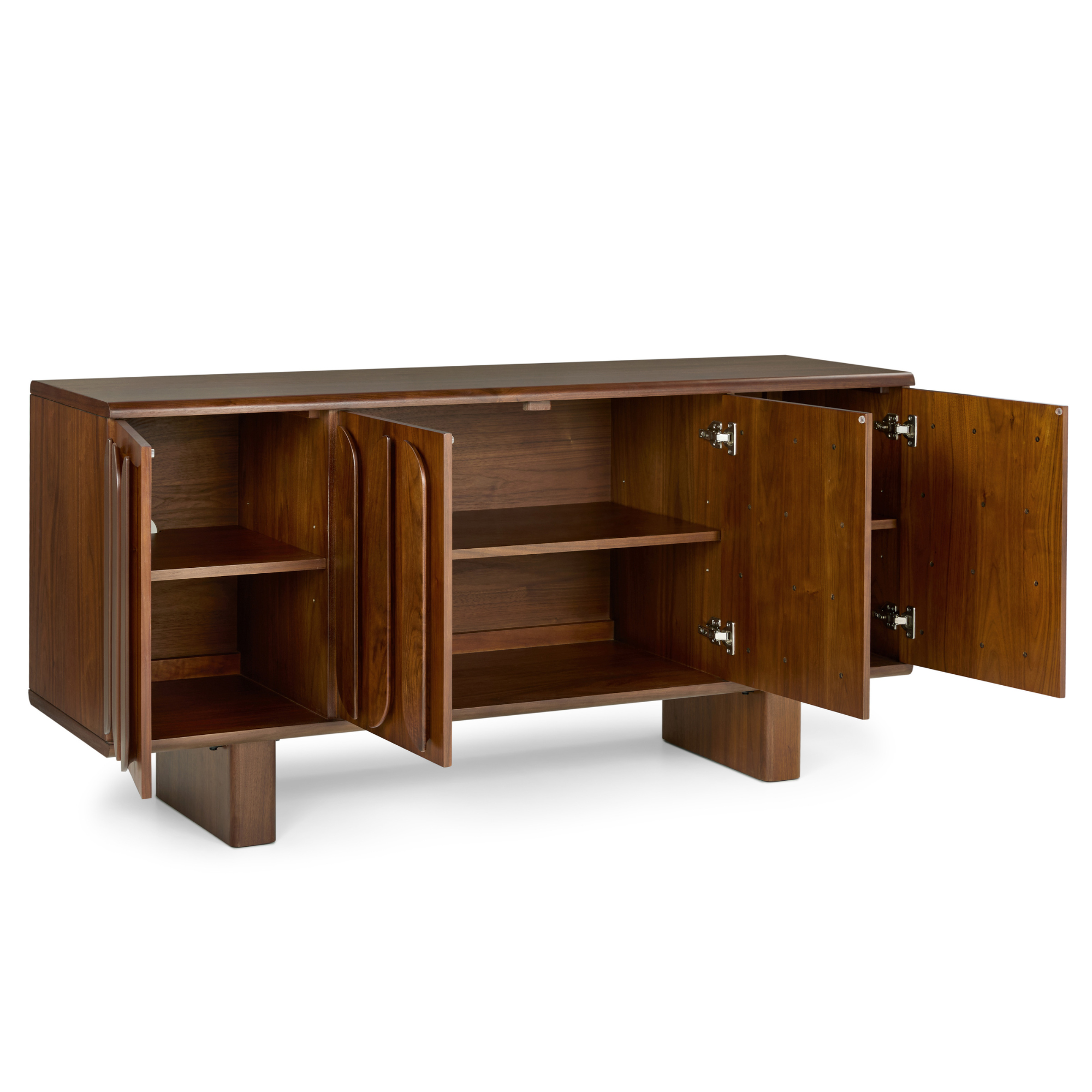 Solid Teak Wood Buffet Cabinet with Storage Doors CV Aqma Furniture Solid Teak Wood Buffet Cabinet with Storage Doors CV Aqma Furniture