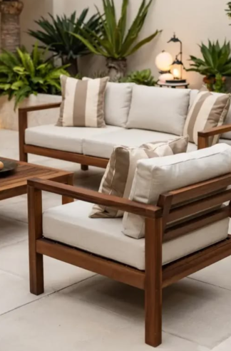 garden teak woo