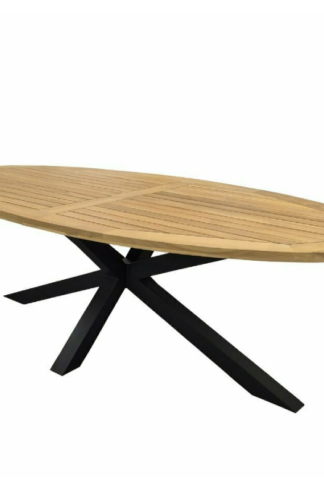 Teak oval slatt